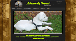 Desktop Screenshot of labradorsofdogwoodhills.com